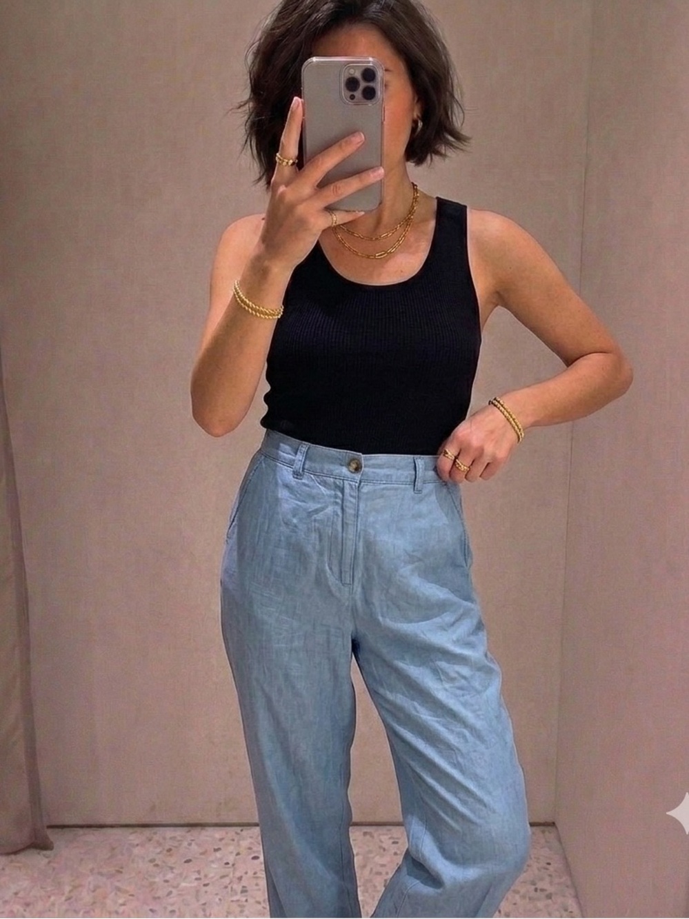 Denim Trouser
